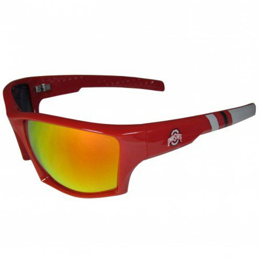 Accessories * | Discount Ohio State Buckeyes Edge Wrap Sunglasses