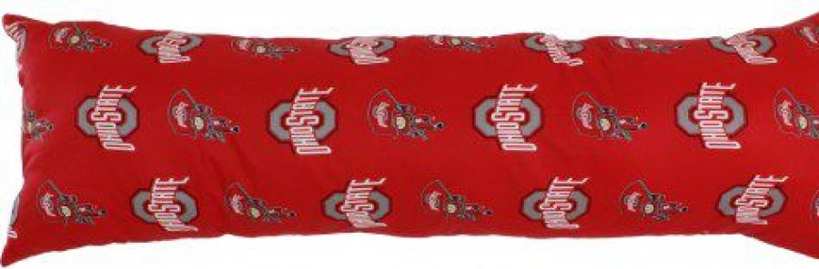 Bed & Bath * | Discount Ohio State Buckeyes 20 X 60 Body Pillow