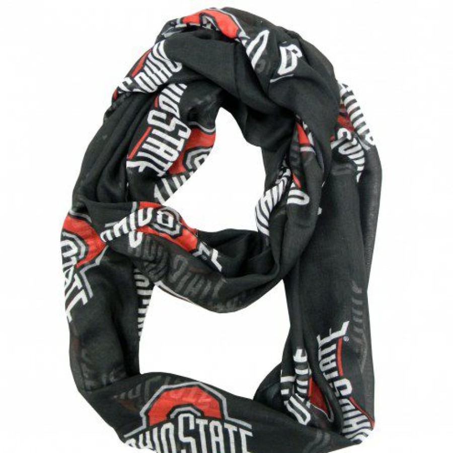 Tailgating & Stadium Gear * | Discount Ohio State Buckeyes Alternate Sheer Infinity Scarf