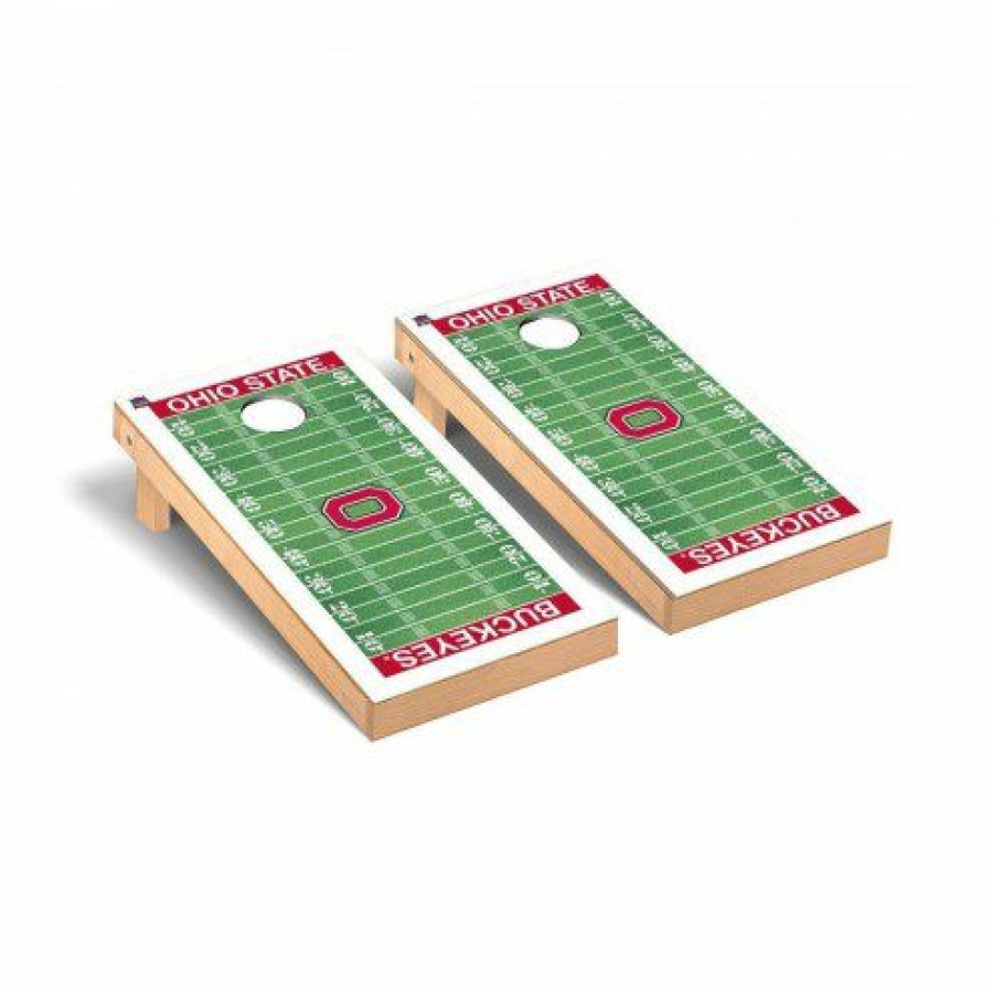 Tailgating & Stadium Gear * | Discount Ohio State Buckeyes Football Field Cornhole Game Set