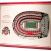 Home & Office Decor * | Discount Ohio State Buckeyes 5-Layer Stadiumviews 3D Wall Art