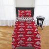 Bed & Bath * | Discount Ohio State Buckeyes Rotary Twin Bed In A Bag Set