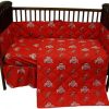 Bed & Bath * | Discount Ohio State Buckeyes Ncaa Baby Crib Set