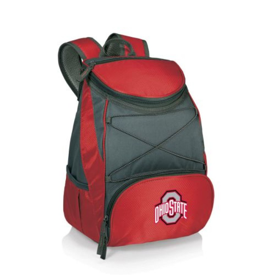 Tailgating & Stadium Gear * | Discount Ohio State Buckeyes Red Ptx Backpack Cooler