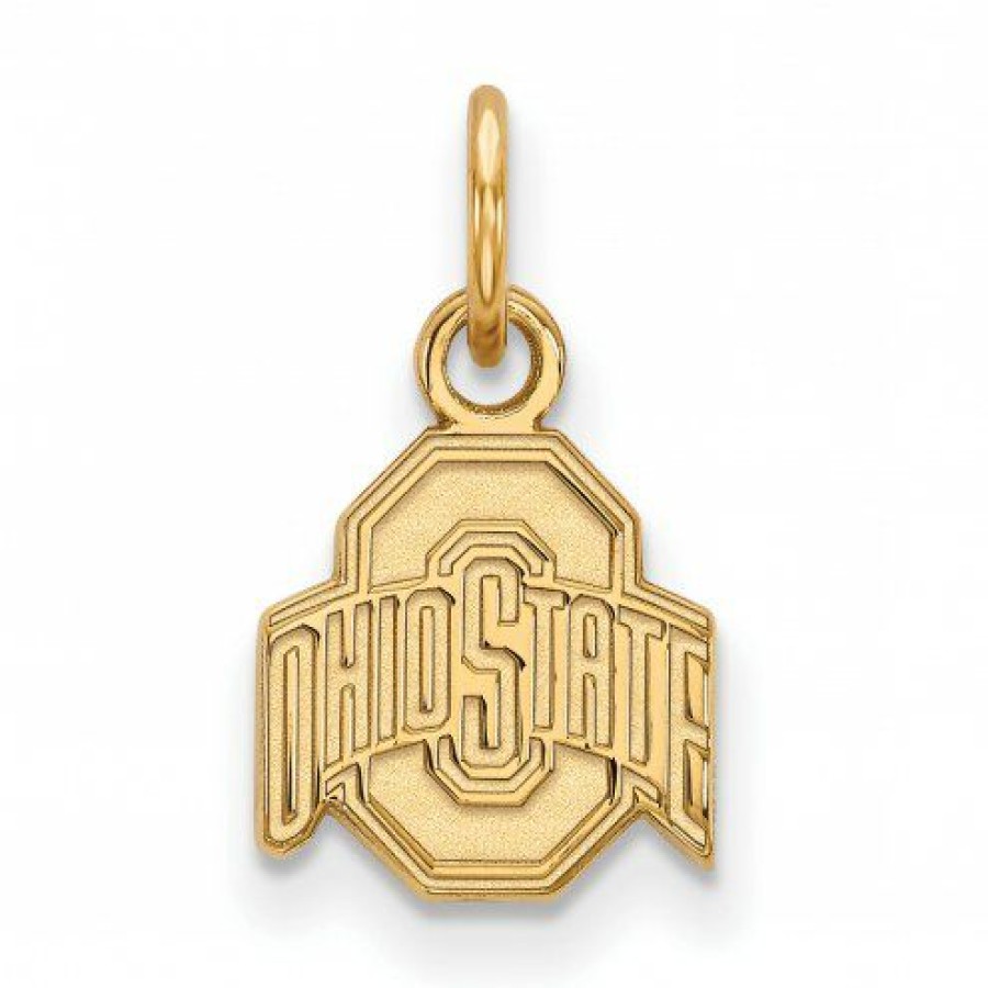 Watches & Jewelry * | Discount Ohio State Buckeyes 10K Yellow Gold Extra Small Pendant