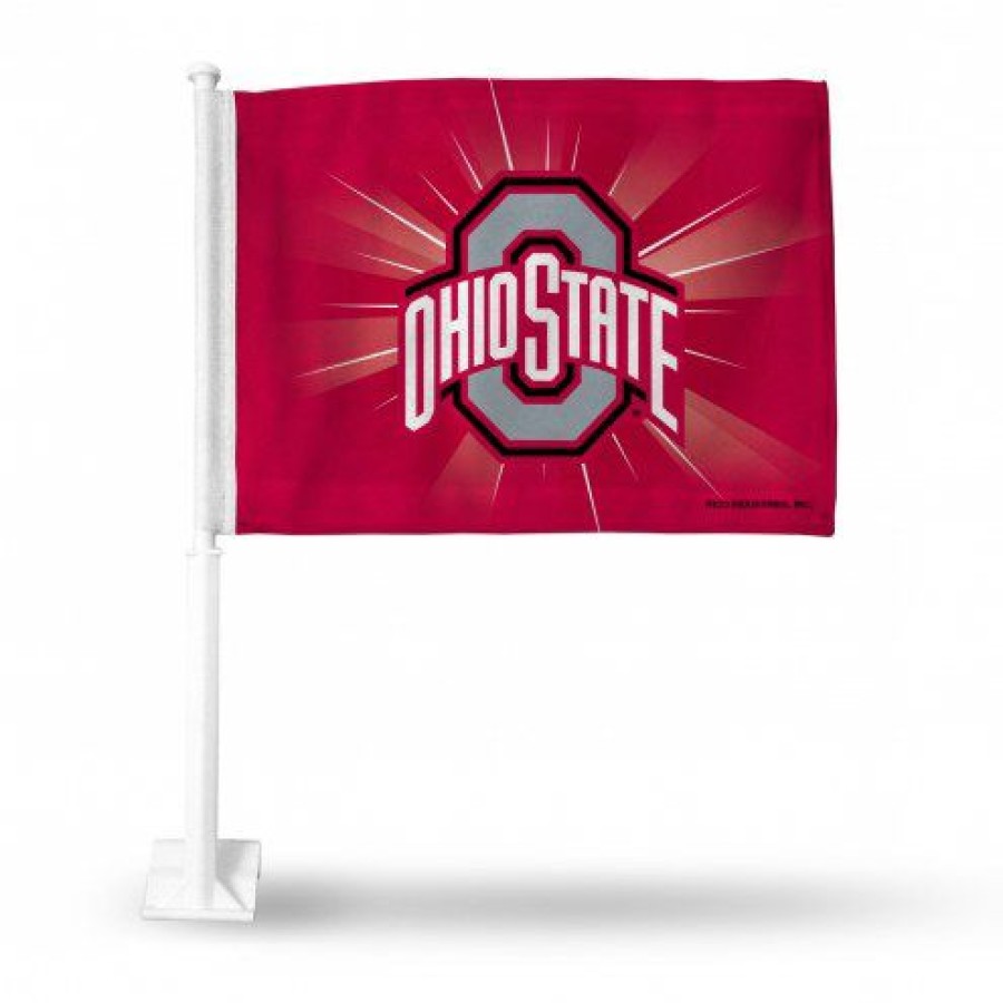 Car Accessories * | Discount Ohio State Buckeyes Car Flag