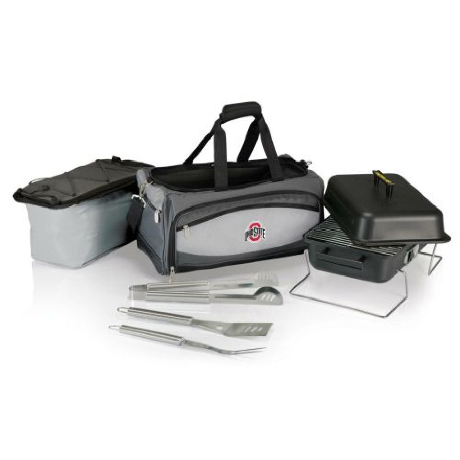 Tailgating & Stadium Gear * | Discount Ohio State Buckeyes Ncaa Buccaneer Grill, Cooler And Bbq Set