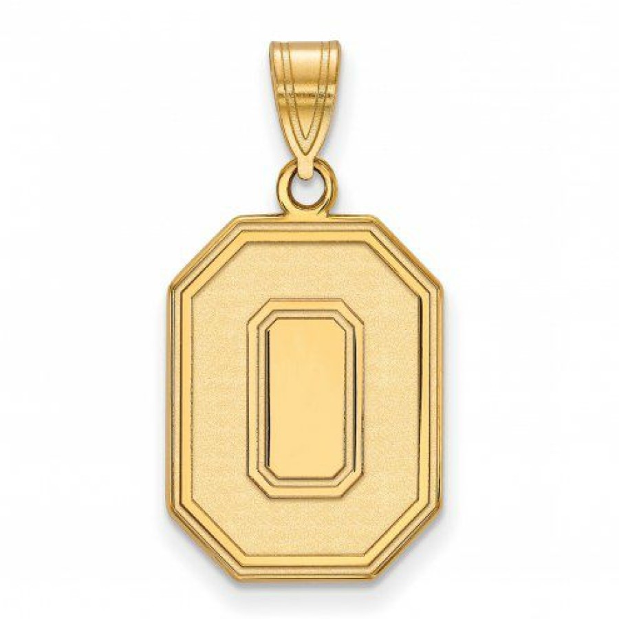 Watches & Jewelry * | Discount Ohio State Buckeyes 14K Yellow Gold Large Pendant