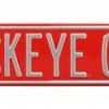 Home & Office Decor * | Discount Ohio State 'Buckeye Nation' Ncaa Embossed Street Sign