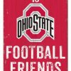 Home & Office Decor * | Discount Ohio State Buckeyes 6 X 12 Friends & Family Sign