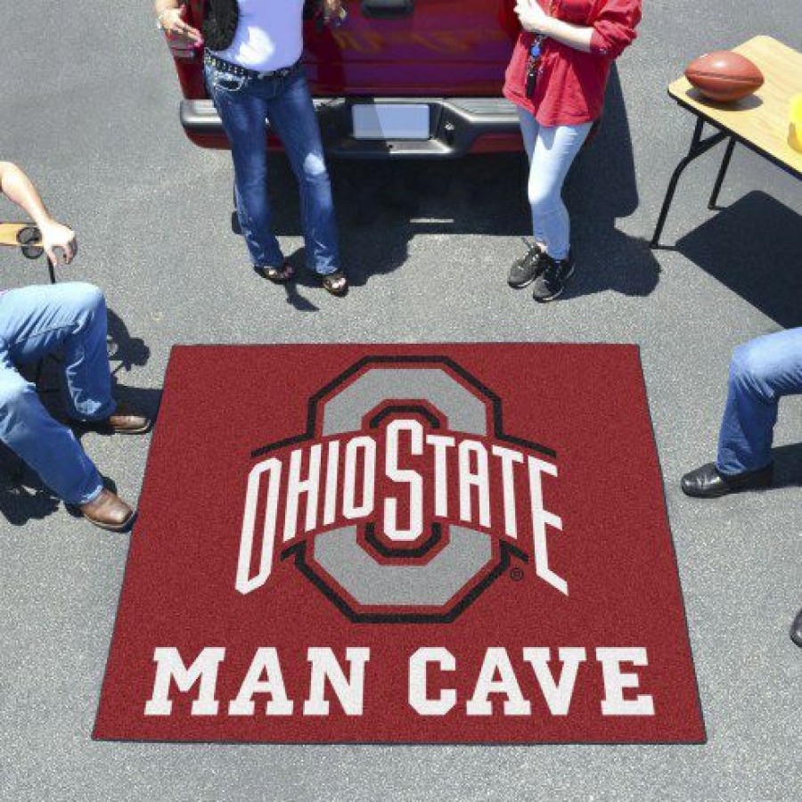 Tailgating & Stadium Gear * | Discount Ohio State Buckeyes Man Cave Tailgate Mat