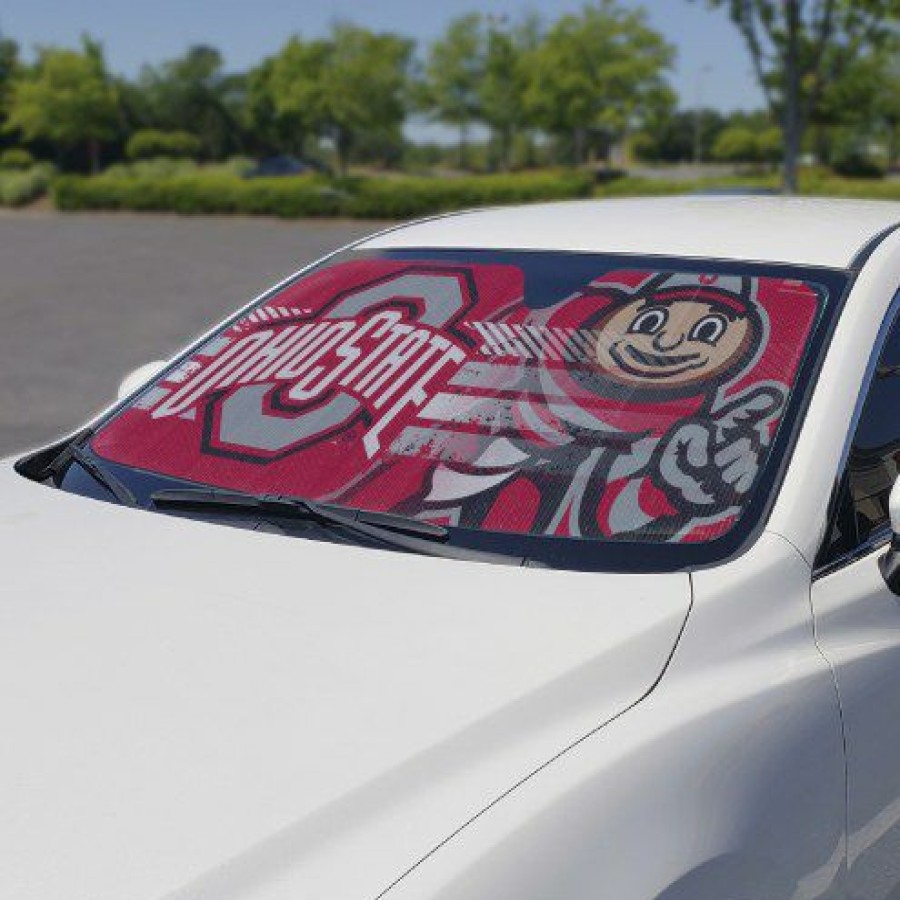 Car Accessories * | Discount Ohio State Buckeyes Car Sun Shade