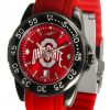 Watches & Jewelry * | Discount Ohio State Buckeyes Fantom Sport Silicone Men'S Watch