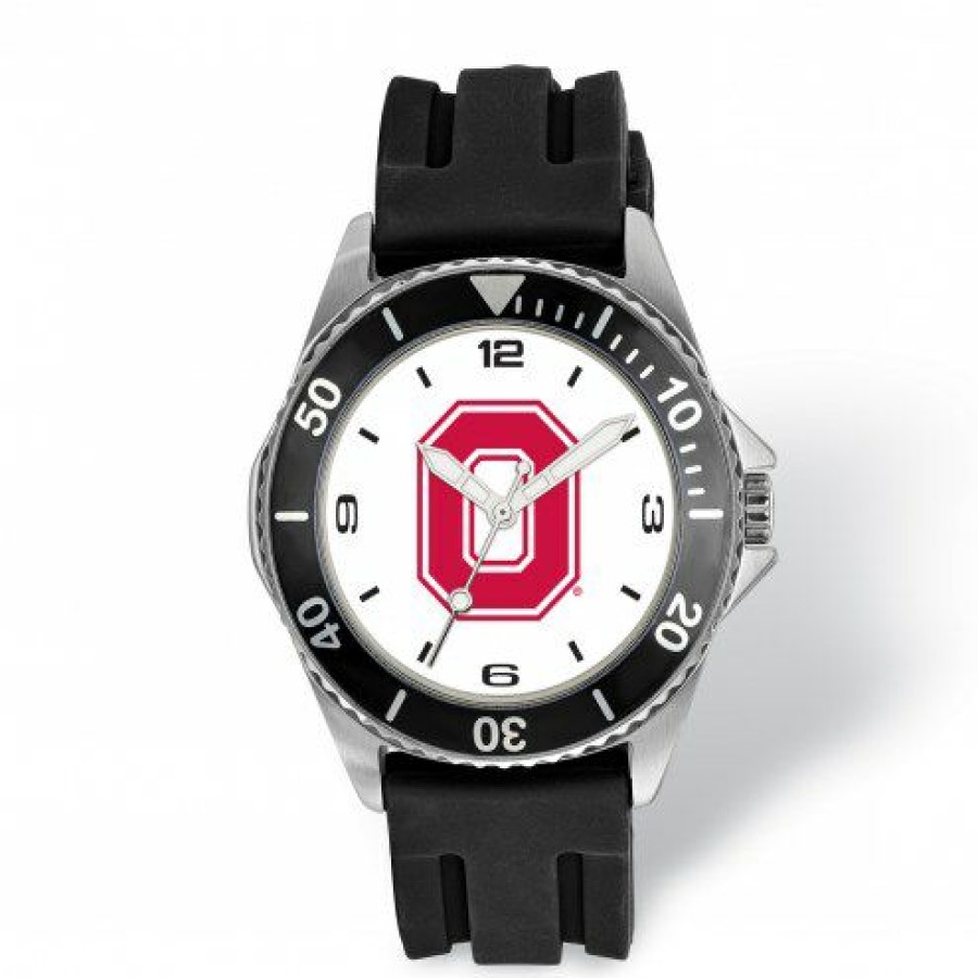 Watches & Jewelry * | Discount Ohio State Buckeyes Collegiate Gents Watch