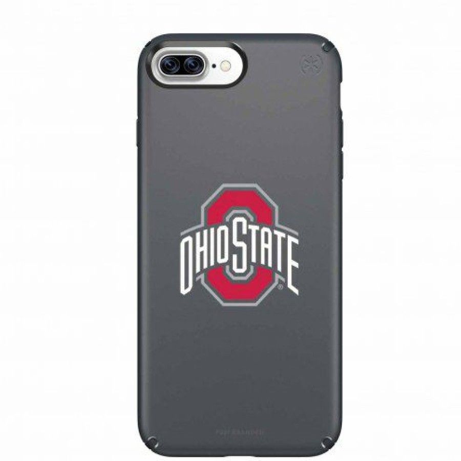 Accessories * | Discount Ohio State Buckeyes Speck Iphone 8 Plus/7 Plus Presidio Black Case