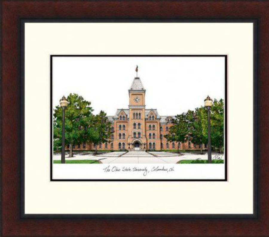 Home & Office Decor * | Discount Ohio State Buckeyes Legacy Alumnus Framed Lithograph