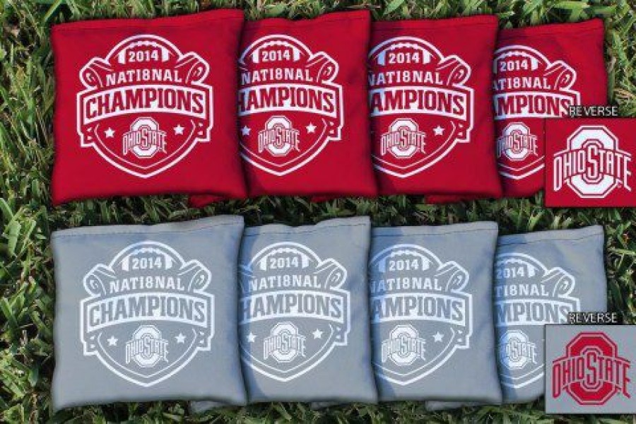 Tailgating & Stadium Gear * | Discount Ohio State Buckeyes National Champ Cornhole Bag Set