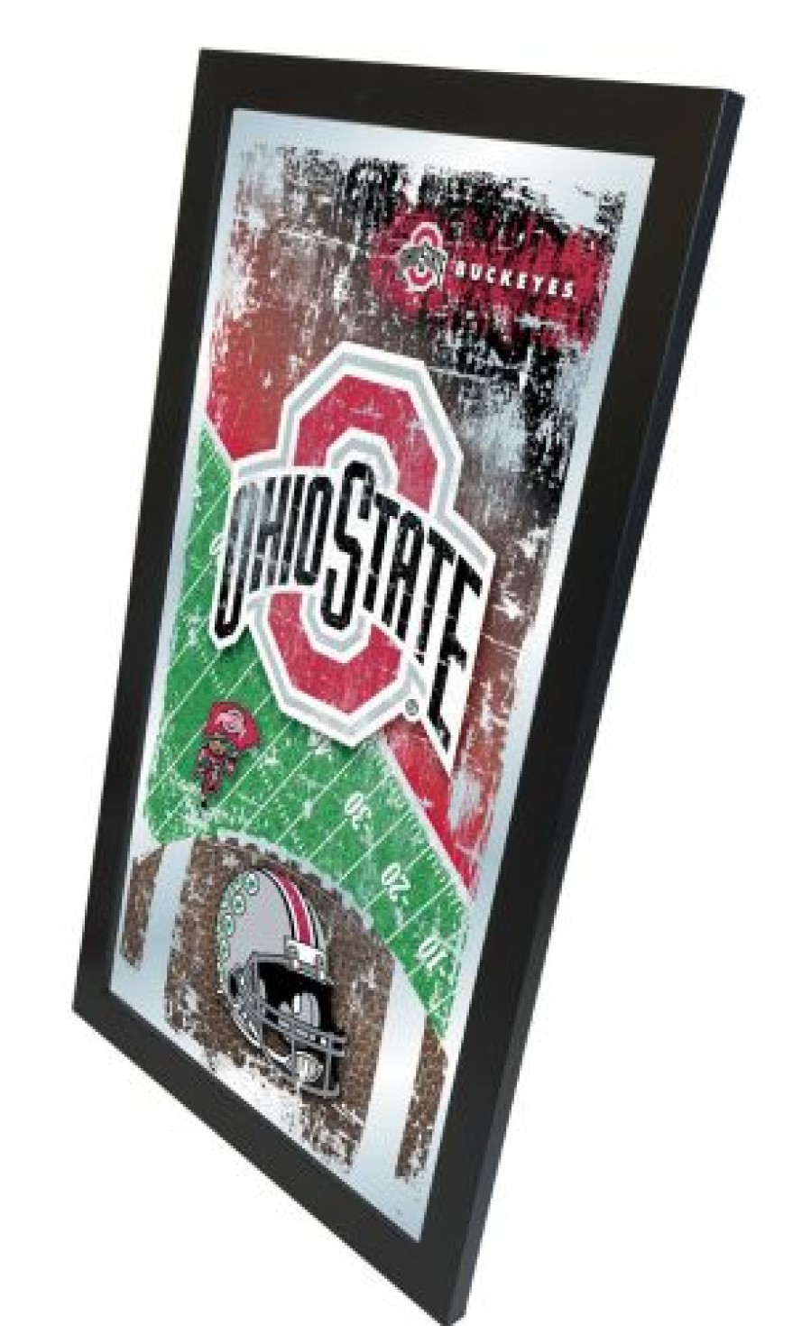 Game Room & Fan Cave * | Discount Ohio State Buckeyes Football Mirror