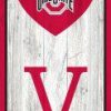 Home & Office Decor * | Discount Ohio State Buckeyes 48 Love Leaner