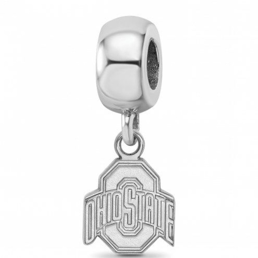 Watches & Jewelry * | Discount Ohio State Buckeyes Sterling Silver Extra Small Bead Charm