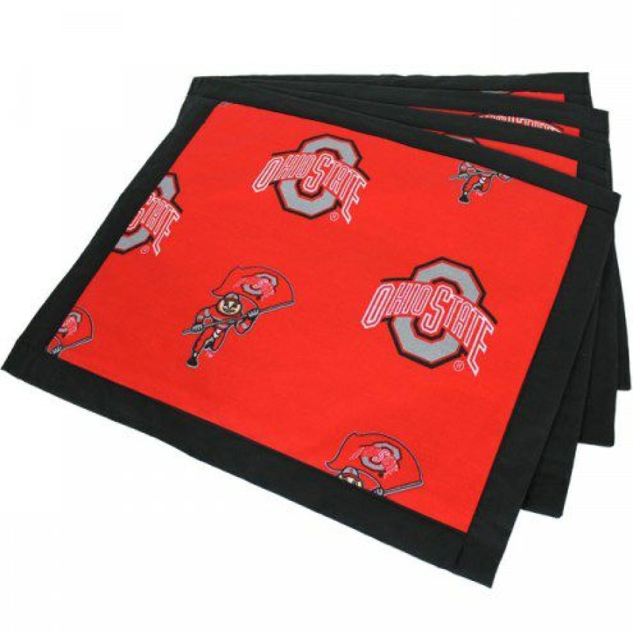 Kitchen & Bar Accessories * | Discount Ohio State Buckeyes Placemats