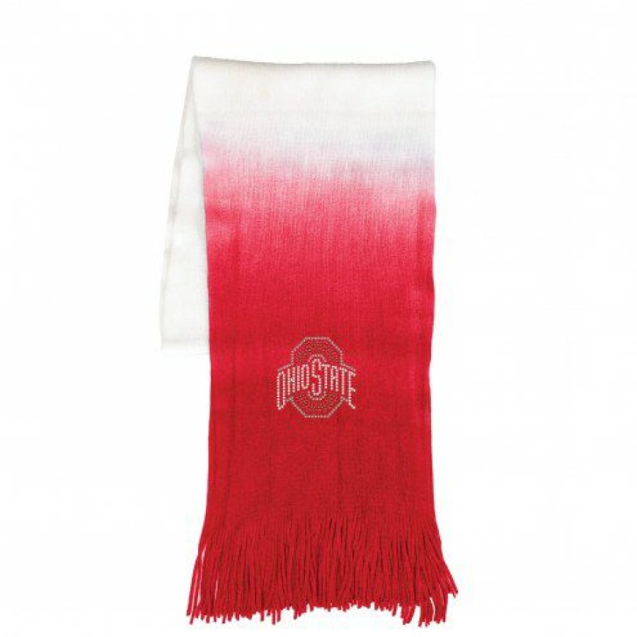 Tailgating & Stadium Gear * | Discount Ohio State Buckeyes Dip Dye Scarf