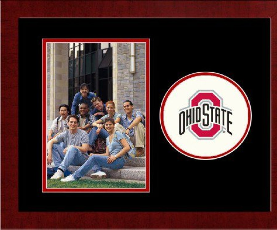 Home & Office Decor * | Discount Ohio State Buckeyes Spirit Vertical Photo Frame