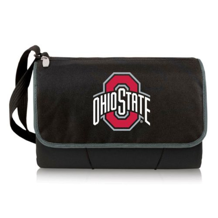 Tailgating & Stadium Gear * | Discount Ohio State Buckeyes Ncaa Black Blanket Tote