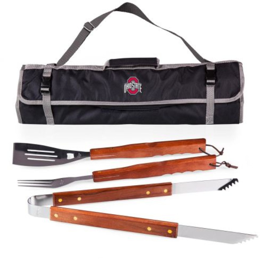 Tailgating & Stadium Gear * | Discount Ohio State Buckeyes Ncaa 3 Piece Bbq Set