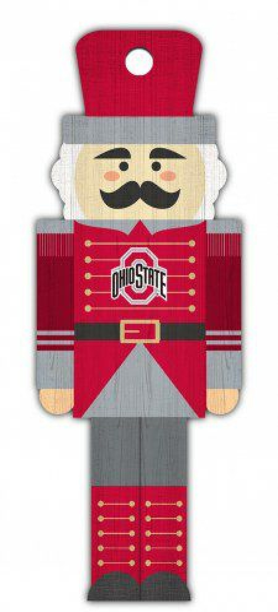 Home & Office Decor * | Discount Ohio State Buckeyes Nutcracker Ornament