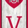 Home & Office Decor * | Discount Ohio State Buckeyes 24 Love Leaner