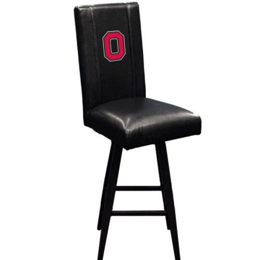 Game Room & Fan Cave * | Discount Ohio State Buckeyes Xzipit Swivel Bar Stool 2000 With Block O Logo