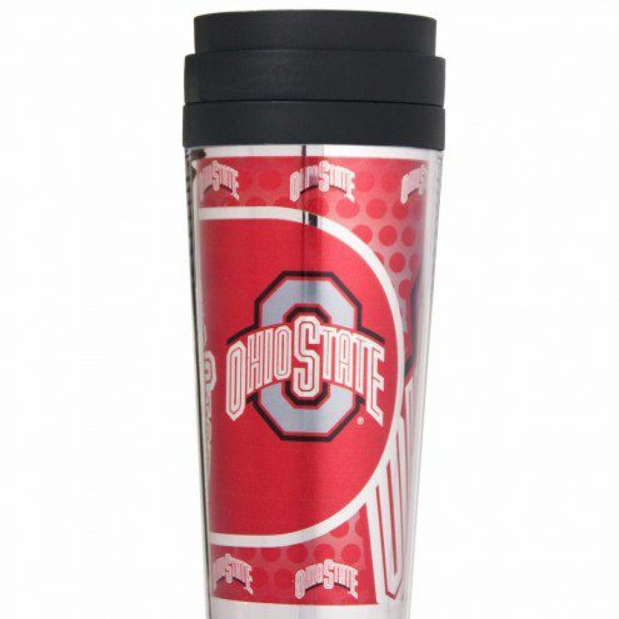 Kitchen & Bar Accessories * | Discount Ohio State Buckeyes Acrylic Travel Tumbler