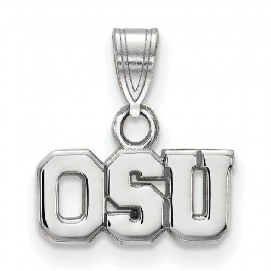 Watches & Jewelry * | Discount Ohio State Buckeyes Sterling Silver Small Pendant