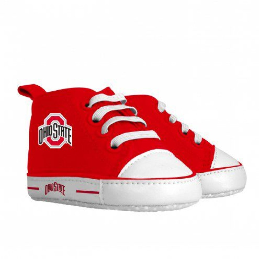 Accessories * | Discount Ohio State Buckeyes Pre-Walker Baby Shoes