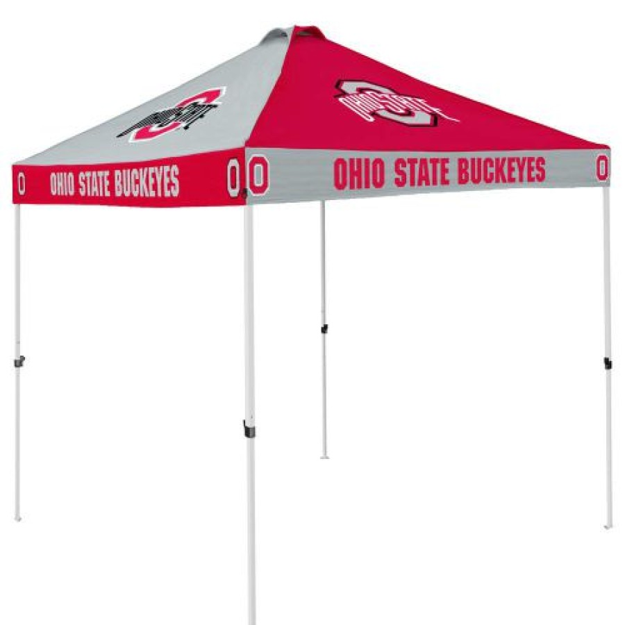 Tailgating & Stadium Gear * | Discount Ohio State Buckeyes 9 X 9 Checkerboard Tailgate Canopy Tent