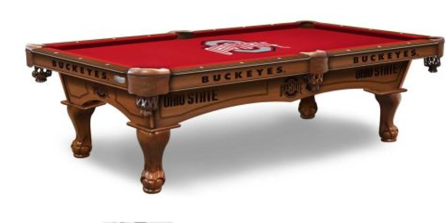 Game Room & Fan Cave * | Discount Ohio State Buckeyes Pool Table