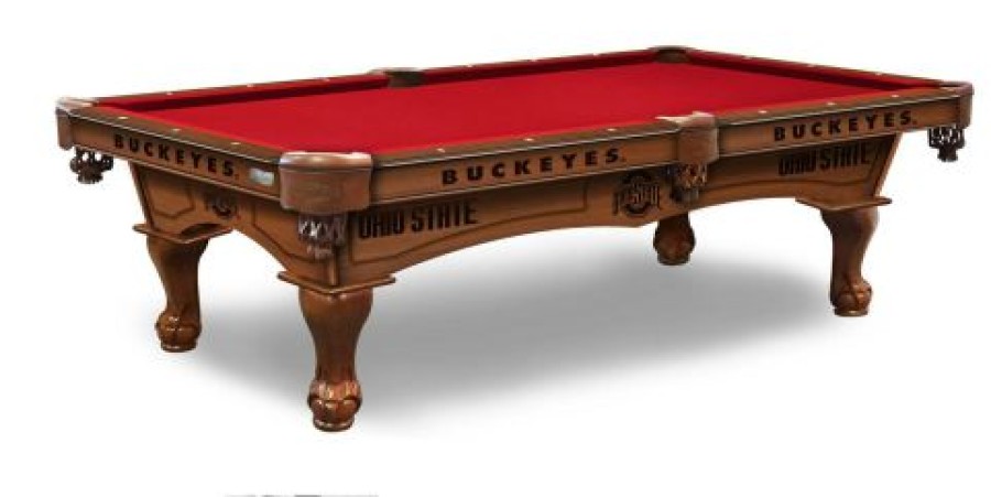 Game Room & Fan Cave * | Discount Ohio State Buckeyes Pool Table