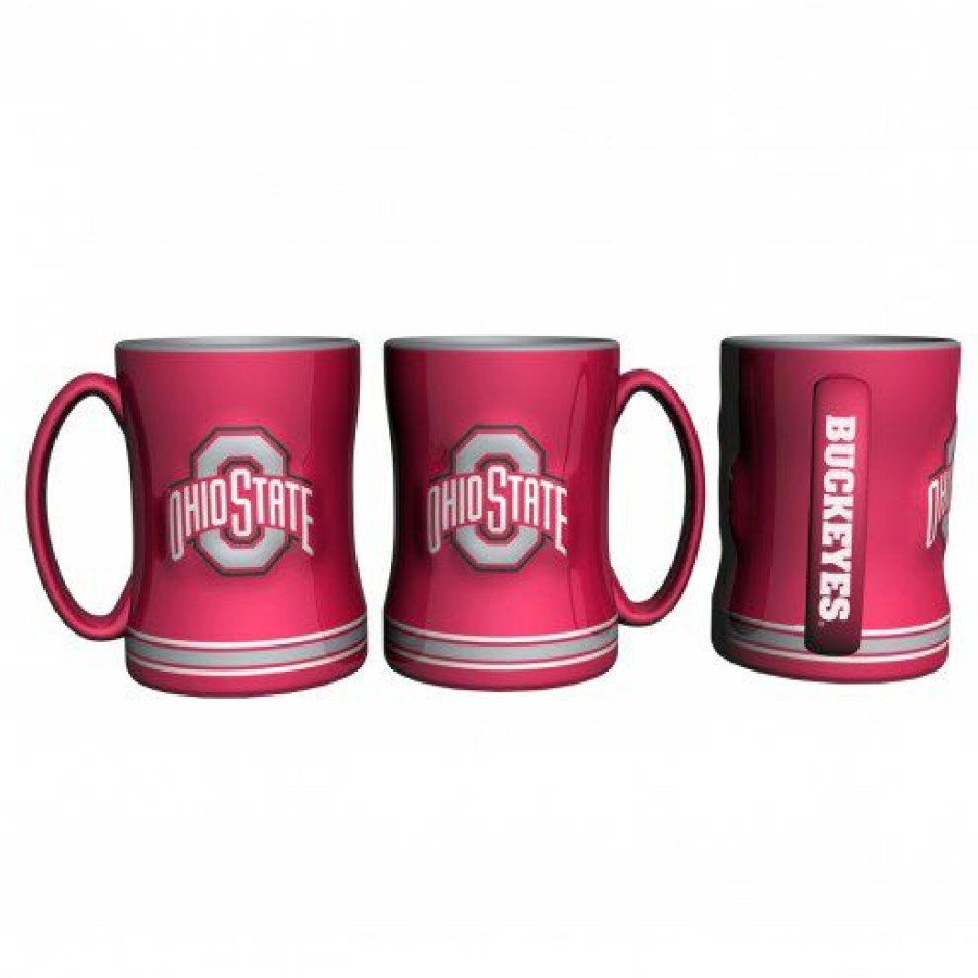 Kitchen & Bar Accessories * | Discount Ohio State Buckeyes 14 Oz. Relief Coffee Mug