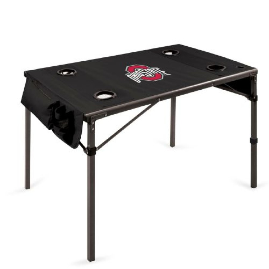 Tailgating & Stadium Gear * | Discount Ohio State Buckeyes Black Travel Table