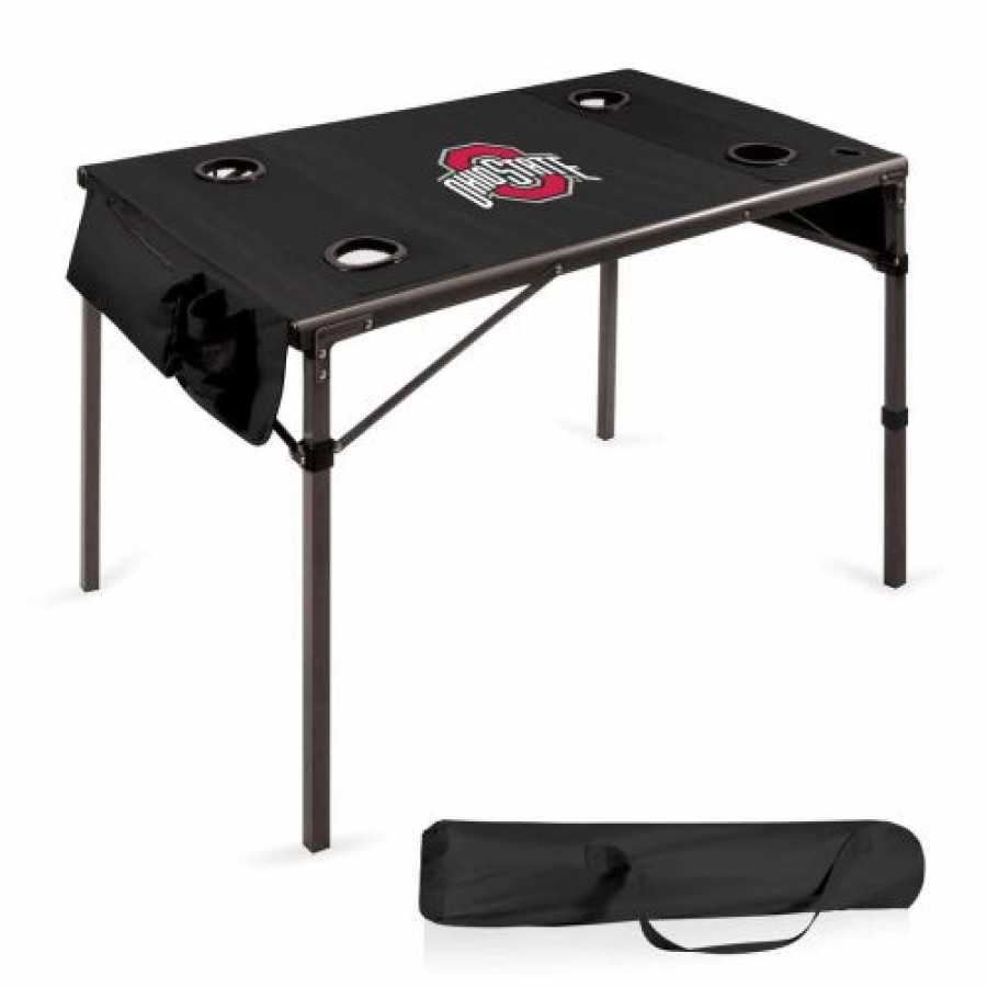 Tailgating & Stadium Gear * | Discount Ohio State Buckeyes Black Travel Table