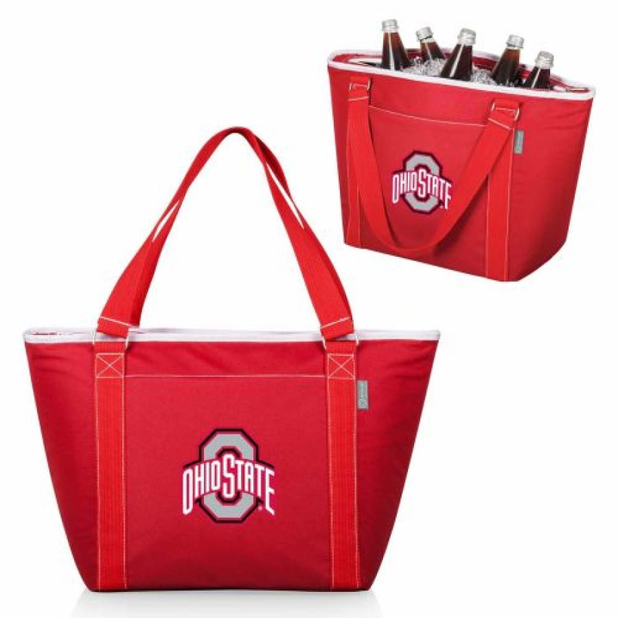 Tailgating & Stadium Gear * | Discount Ohio State Buckeyes Ncaa Red Topanga Cooler Tote