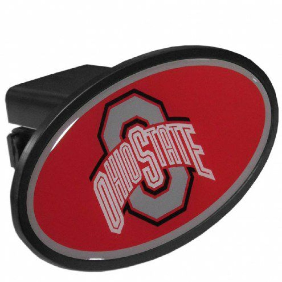 Car Accessories * | Discount Ohio State Buckeyes Class Iii Plastic Hitch Cover