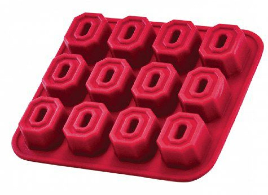 Kitchen & Bar Accessories * | Discount Ohio State Buckeyes Ice Trays 2-Pack