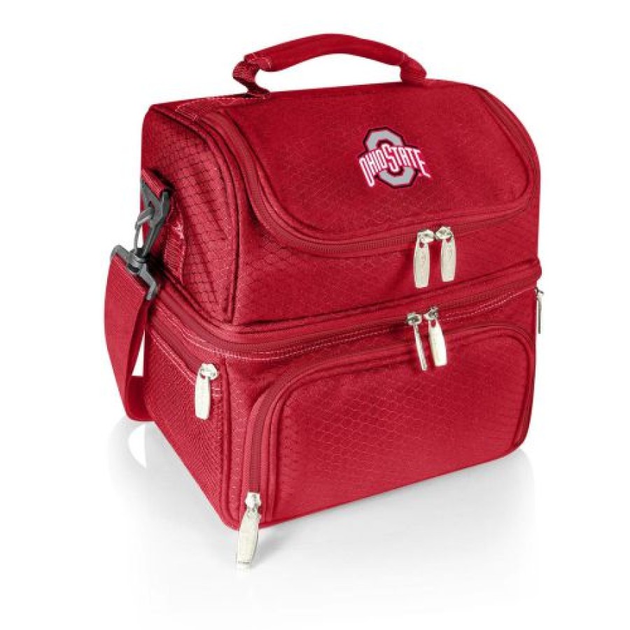 Kitchen & Bar Accessories * | Discount Ohio State Buckeyes Red Pranzo Insulated Lunch Box