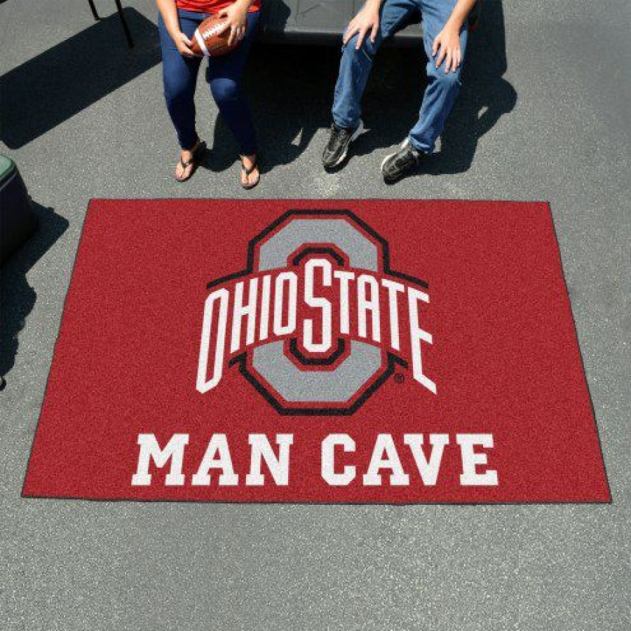 Tailgating & Stadium Gear * | Discount Ohio State Buckeyes Man Cave Ulti-Mat Rug