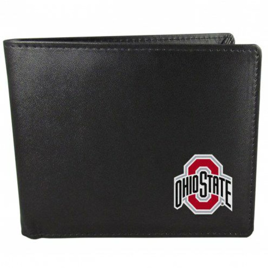 Accessories * | Discount Ohio State Buckeyes Small Logo Bi-Fold Wallet