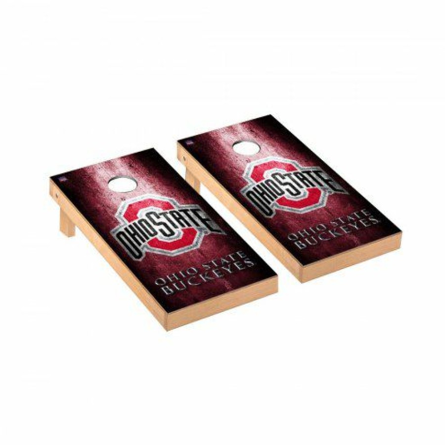 Tailgating & Stadium Gear * | Discount Ohio State Buckeyes Metal Cornhole Game Set