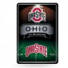 Home & Office Decor * | Discount Ohio State Buckeyes Large Embossed Metal Wall Sign