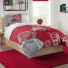 Bed & Bath * | Discount Ohio State Buckeyes Hexagon Full/Queen Comforter & Shams Set